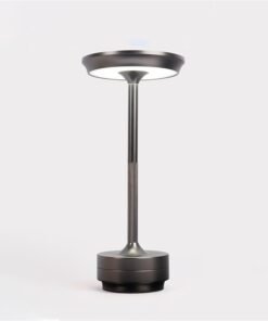 Lampe de table en acier inox