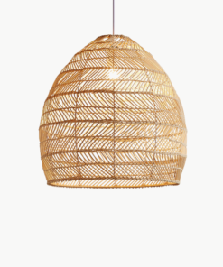 Suspension Japonaise en bambou et rotin
